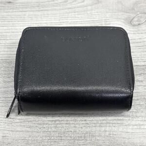 Buxton Genuine Leather Wizard Accordion Wallet Double Zip Around Coin ID NEW